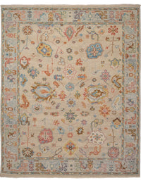 Elan IvoryWhite Hand-Knotted Wool Rug - Image 2