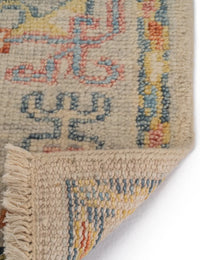 Elan IvoryWhite Hand-Knotted Wool Rug - Image 4