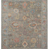 Elan SilverGreyGreen Hand-Knotted Wool Rug - Image 2