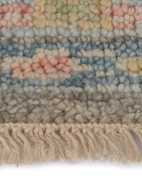 Elan SilverGreyGreen Hand-Knotted Wool Rug - Image 3