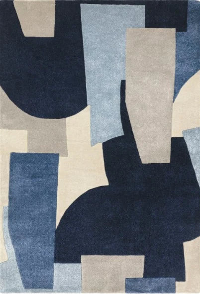 Element Abstract Hand-Tufted Wool Rug - Image 1