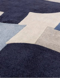 Element Abstract Hand-Tufted Wool Rug - Image 2