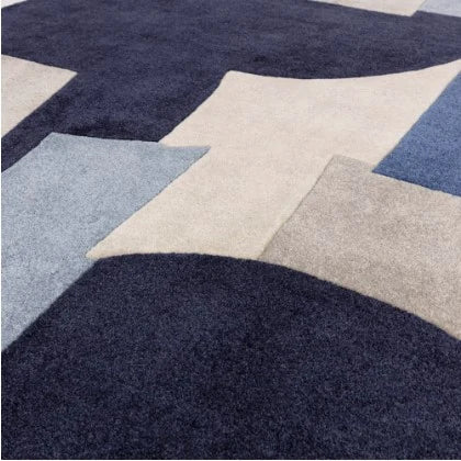 Element Abstract Hand-Tufted Wool Rug - Image 2