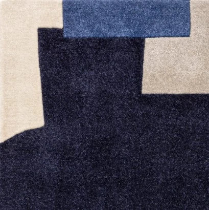 Element Abstract Hand-Tufted Wool Rug - Image 3
