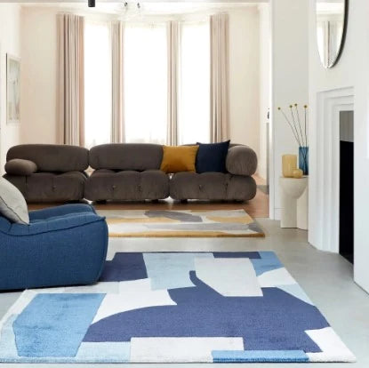 Element Abstract Hand-Tufted Wool Rug - Image 4