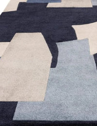 Element Abstract Hand-Tufted Wool Rug - Image 5