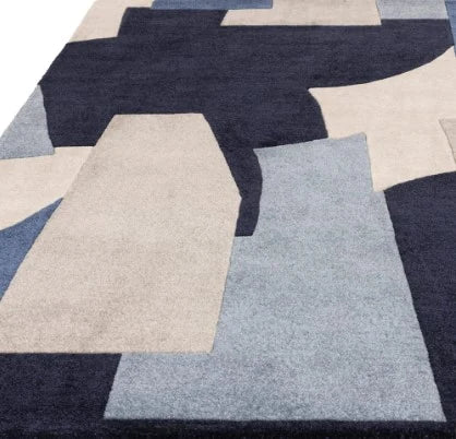 Element Abstract Hand-Tufted Wool Rug - Image 5