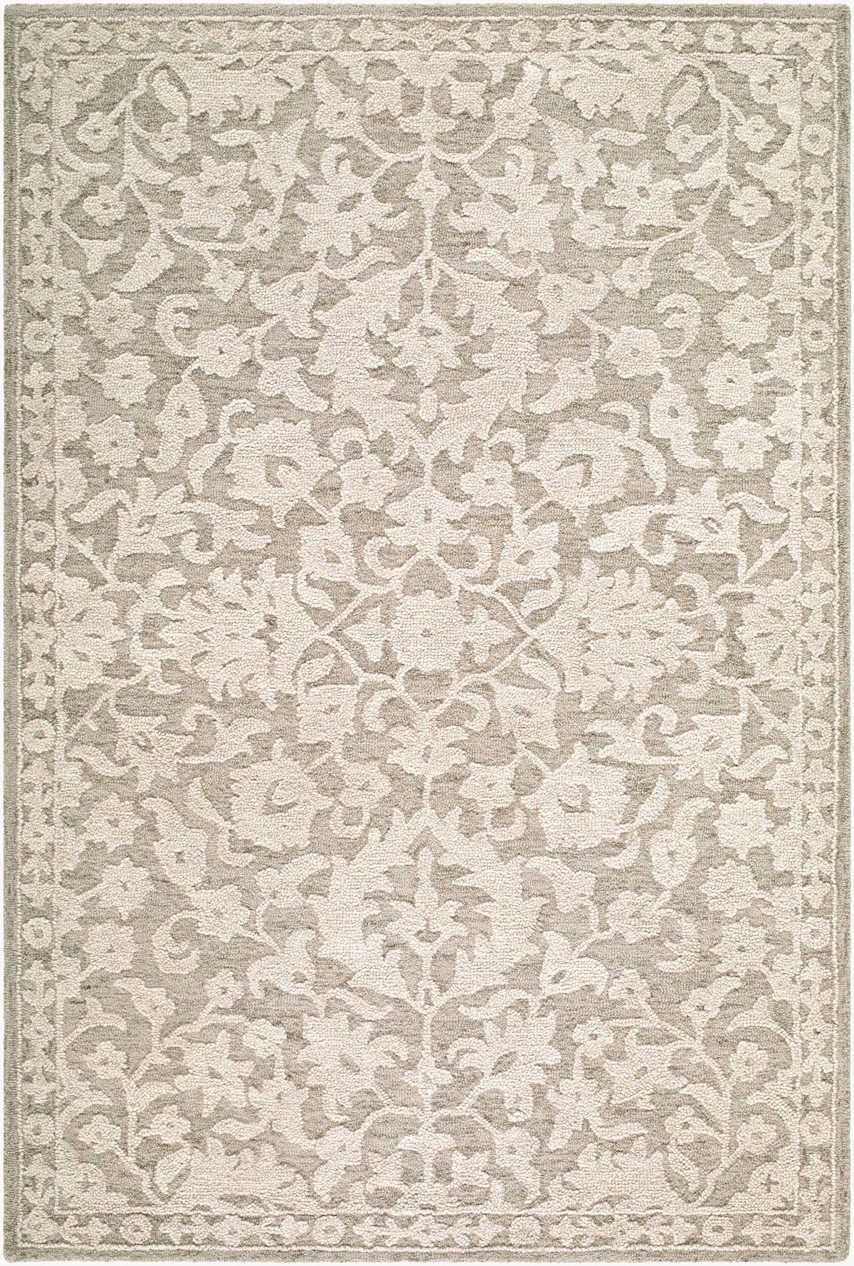Eligia Floral Hand-Tufted Wool Rug - Image 1