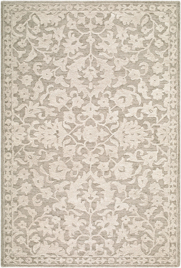 Eligia Floral Hand-Tufted Wool Rug - Image 1