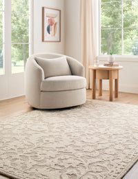 Eligia Floral Hand-Tufted Wool Rug - Image 2