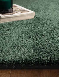 Emerald Solid Plush Shag Rug - Image 2