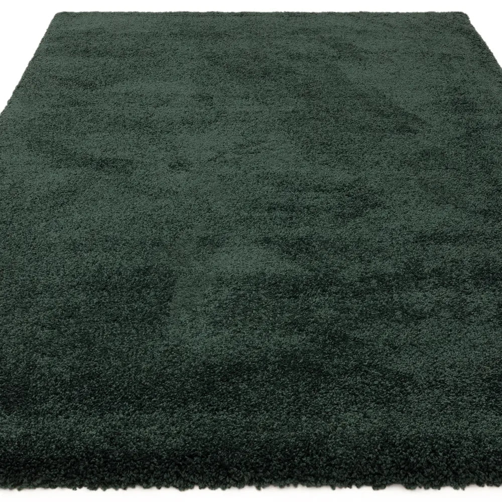 Emerald Solid Plush Shag Rug - Image 6