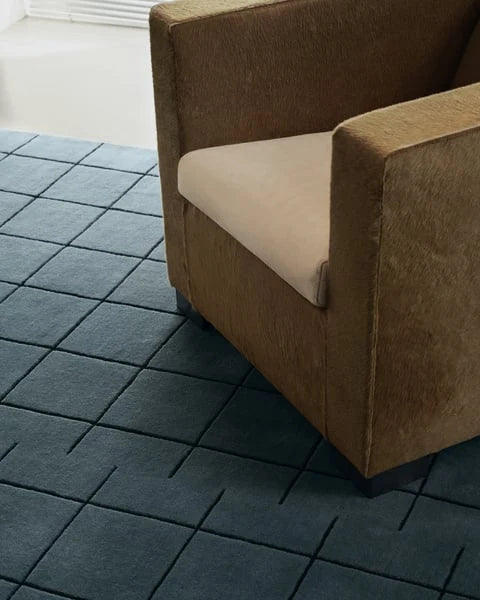 Escalade Geometric Hand-Tufted Wool Rug - Image 3