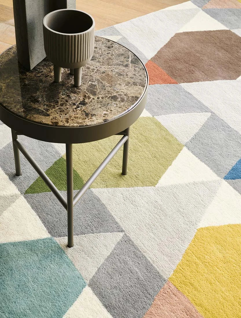 Estella Geometric Hand-Tufted Wool Rug - Image 3