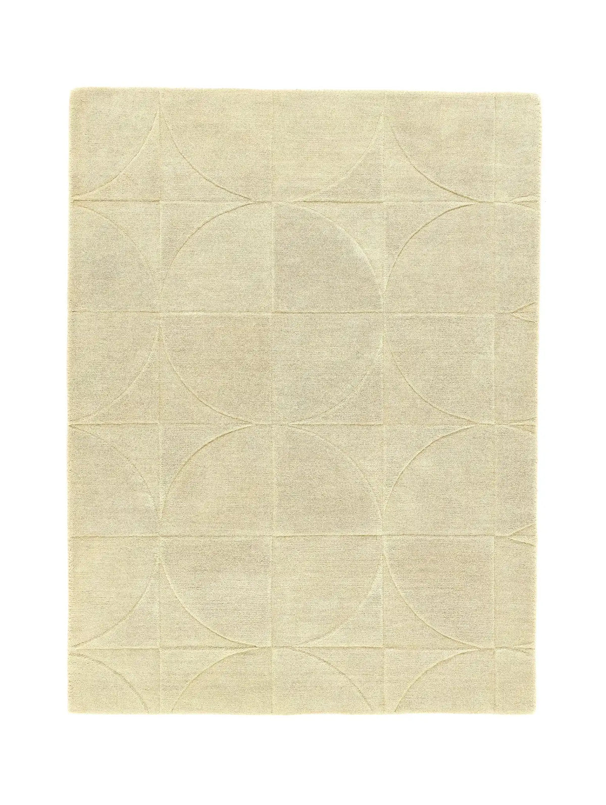 Eucalyptus Geometric Hand-Tufted Wool Rug - Image 4