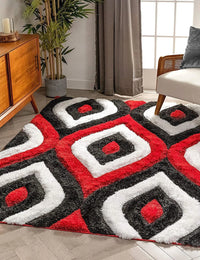 Evon D Plush Shag Rug - Image 1