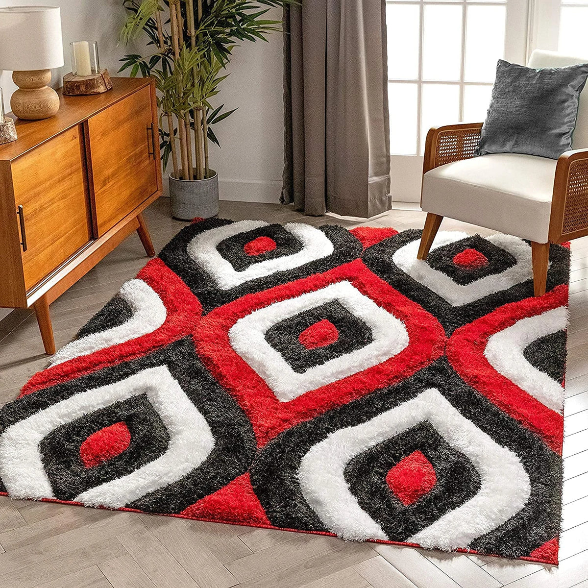 Evon D Plush Shag Rug - Image 4