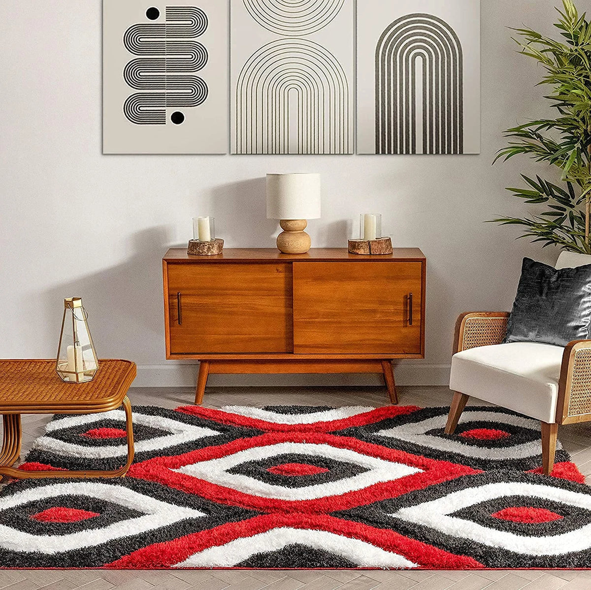 Evon D Plush Shag Rug - Image 6