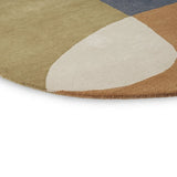 Fall Oval Hand-Tufted Wool Rug Oval Rug - Image 2