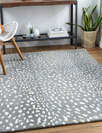 Fawn Modern Hand-Tufted Wool Rug - Image 2