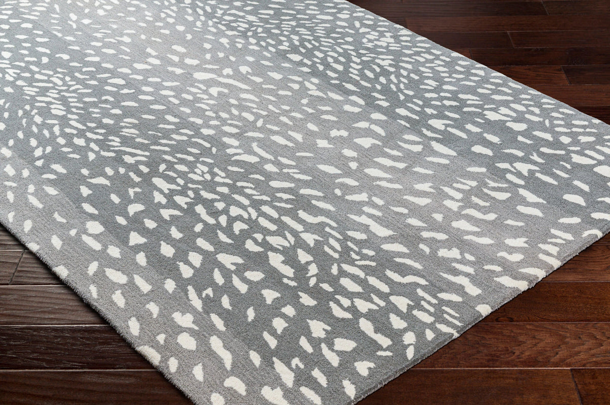 Fawn Modern Hand-Tufted Wool Rug - Image 6