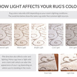 Florida Cream, Beige Plush Shag Rug Round Rug - Image 1