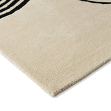 Flow Abstract Hand-Tufted Wool Rug - Image 4