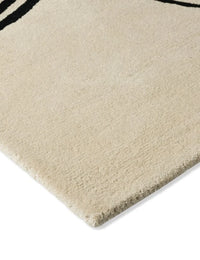 Flow Abstract Hand-Tufted Wool Rug - Image 4