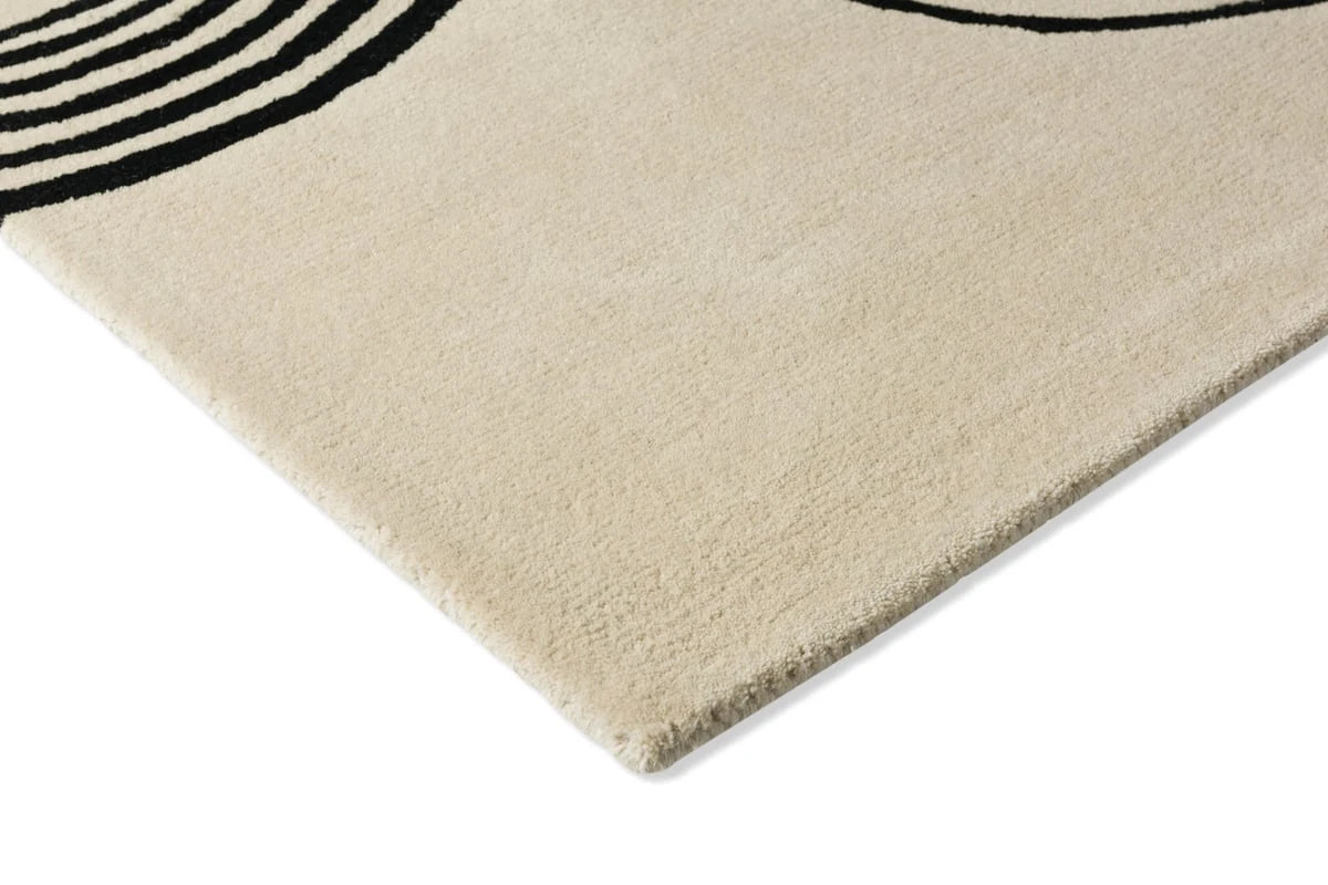 Flow Abstract Hand-Tufted Wool Rug - Image 4