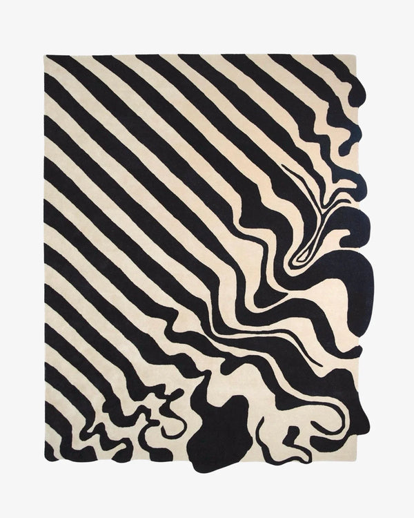 Fluid Irregular Hand-Tufted Wool Rug - Image 1