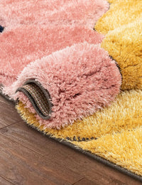 Football D Plush Shag Rug - Image 2