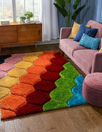 Football D Plush Shag Rug - Image 6