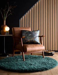 Forest Green Solid Plush Shag Rug - Image 3