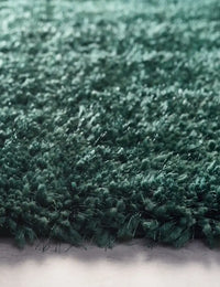 Forest Green Solid Plush Shag Rug - Image 6