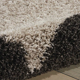 Frame Silver, Charcoal Modern Plush Shag Rug - Image 4