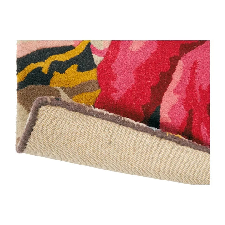 Garden Floral Hand-Tufted Wool Rug - Image 3