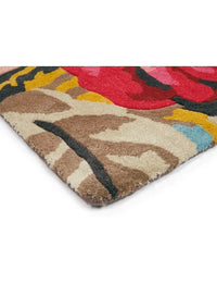 Garden Floral Hand-Tufted Wool Rug - Image 4