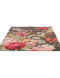 Garden Floral Hand-Tufted Wool Rug - Image 5