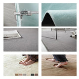 Golden Brown Faux Rabbit Fur Rug - Image 4