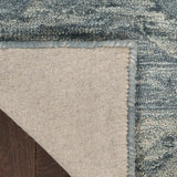 GRACE Blue Abstract Hand-Tufted Wool Rug - Image 2