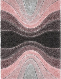 Grace Blush Gradiant Collection Plush Shag Rug - Image 2