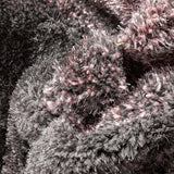Grace Blush Gradiant Collection Plush Shag Rug - Image 3
