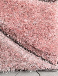 Grace Blush Gradiant Collection Plush Shag Rug - Image 4