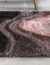 Grace Blush Gradiant Collection Plush Shag Rug - Image 5