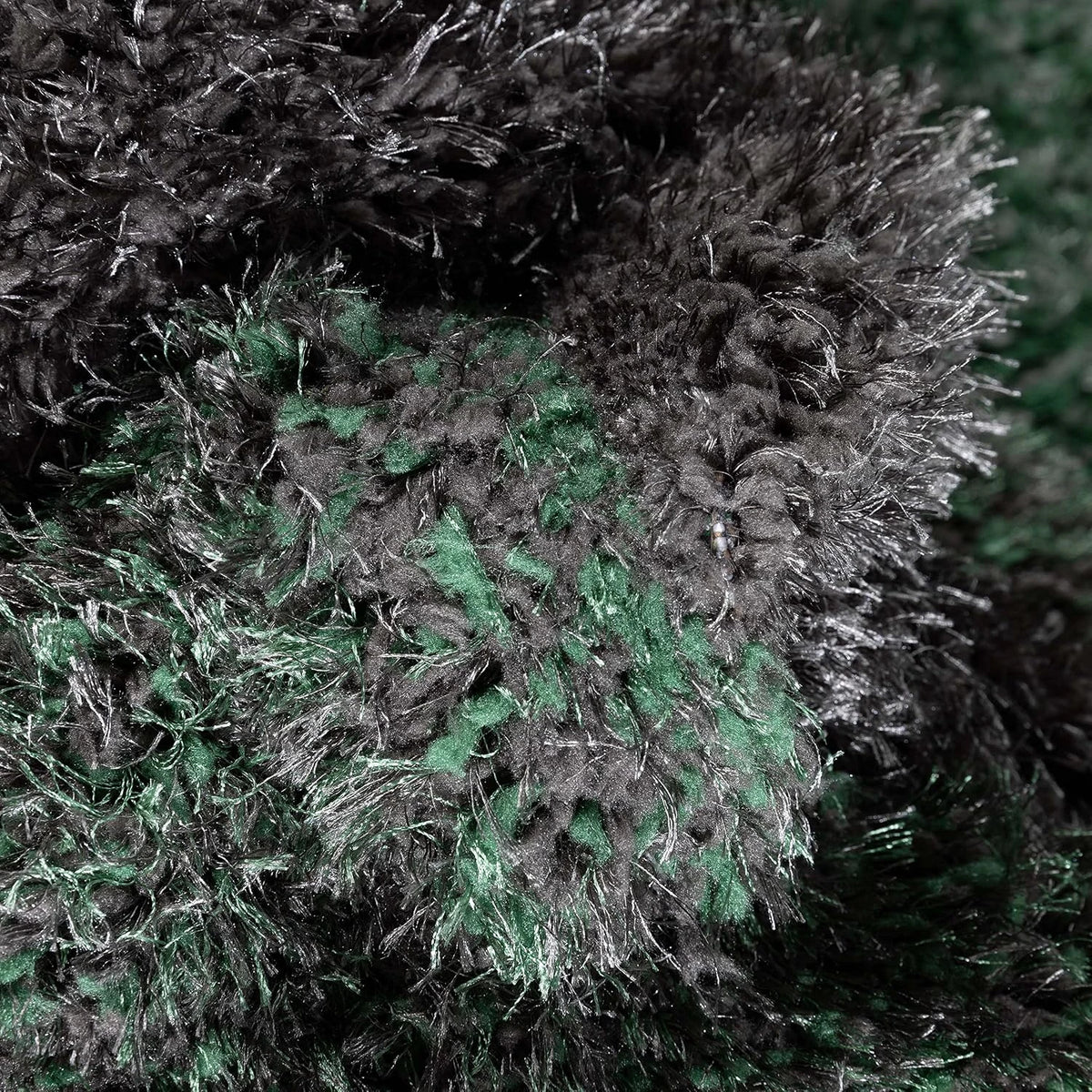Grace Green Gradiant Collection Plush Shag Rug - Image 3