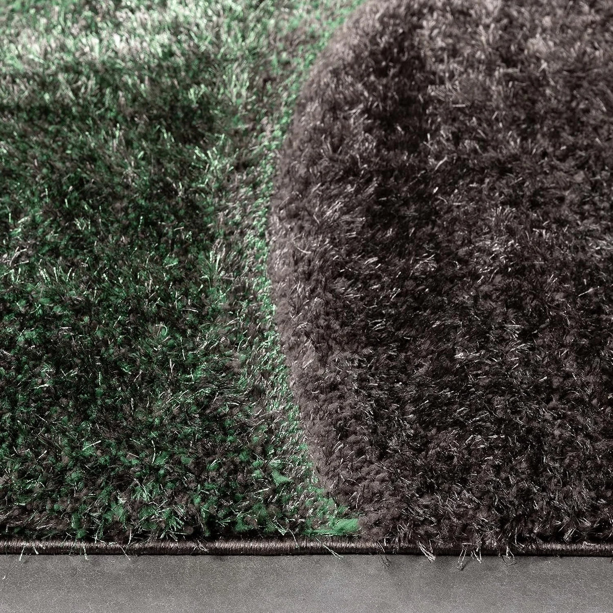 Grace Green Gradiant Collection Plush Shag Rug - Image 7