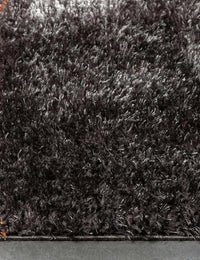Grace Grey Orange Gradiant Collection Plush Shag Rug - Image 7