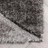 Grace Midnight Black Gradient Plush Shag Rug - Image 4