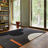 Graphite Abstract Hand-Tufted Wool Rug - Image 3
