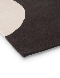 Graphite Abstract Hand-Tufted Wool Rug - Image 5